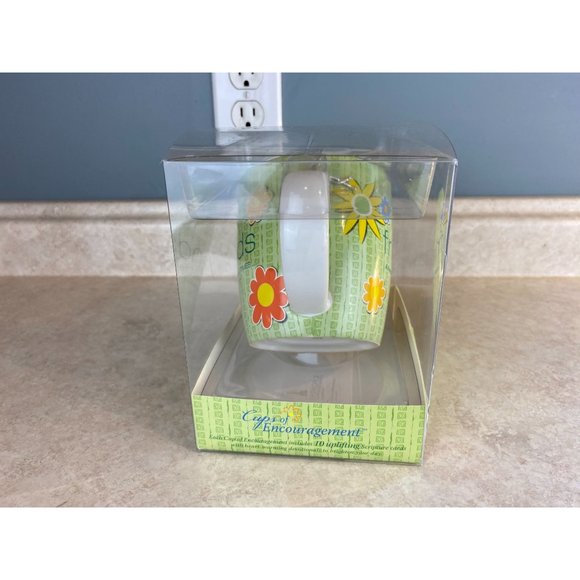 Cup of Friendship Light House Christian Products Co. Green Coffee Mug NEW in Pac - Picture 4 of 6